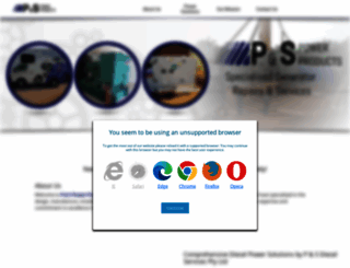 pspower.co.za screenshot