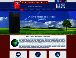 pspowercontrols.com screenshot