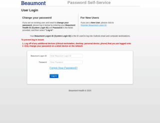 pss.beaumont.org screenshot