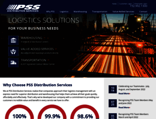pssdistribution.com screenshot