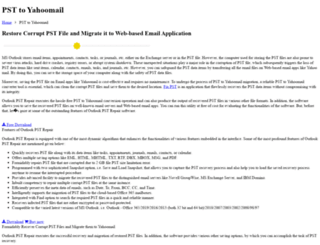 pst-to-yahoomail.fixpst.org screenshot
