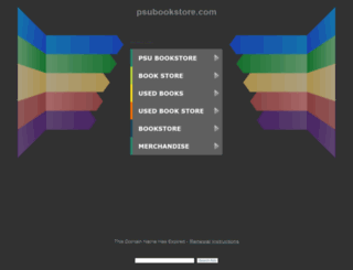 psubookstore.com screenshot