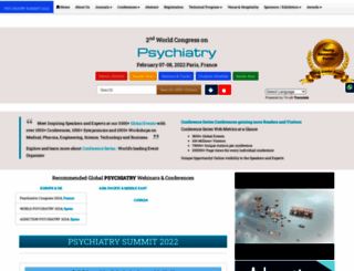 psychiatry.global-summit.com screenshot