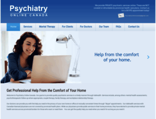 psychiatryonlinecanada.com screenshot
