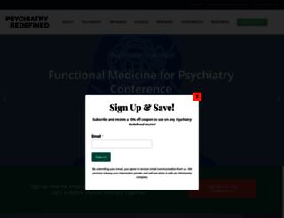 psychiatryredefined.org screenshot
