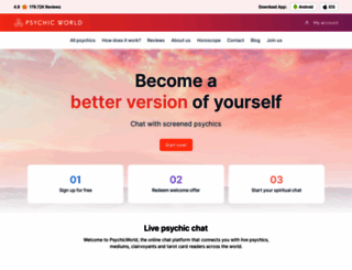 psychic-tv.com screenshot