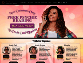 psychicaccess.com screenshot