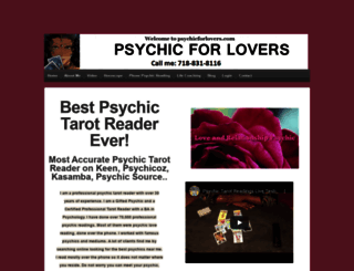 psychicforlovers.com screenshot