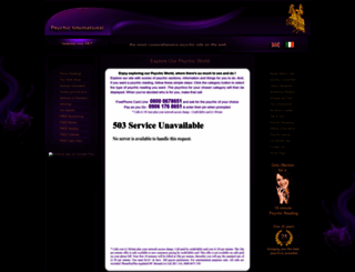 psychicinternational.com screenshot