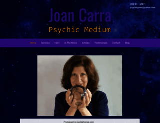 psychicjoancarra.net screenshot