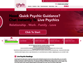 psychicliving.co.uk screenshot