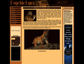 psychiclynx.com screenshot