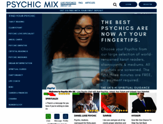 psychicmix.com screenshot