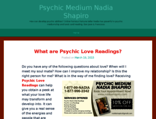 psychicnadiashapiro.wordpress.com screenshot