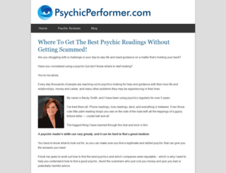 psychicperformer.com screenshot