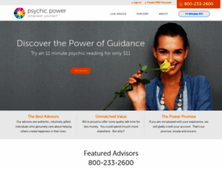 psychicpower.com screenshot