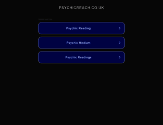 psychicreach.co.uk screenshot
