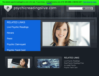 psychicreadingslive.com screenshot