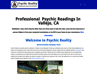 psychicreality.com screenshot