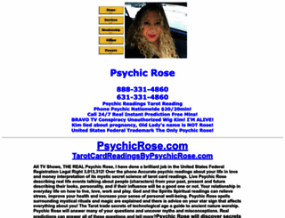 psychicrose.com screenshot