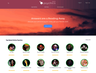 psychics1on1.com screenshot