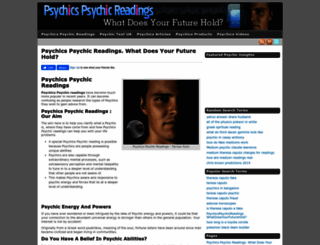 psychicspsychicreadings.com screenshot