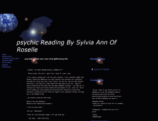 psychicsylvianj.webs.com screenshot