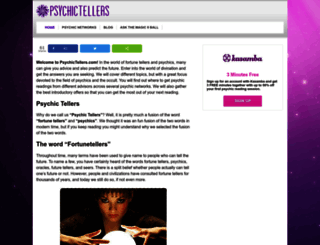 psychictellers.com screenshot