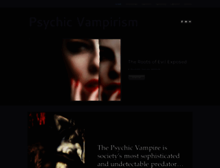 psychicvampirism.com screenshot