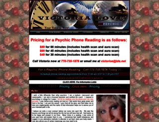 psychicvictorialove.com screenshot