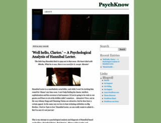 psychknow.wordpress.com screenshot