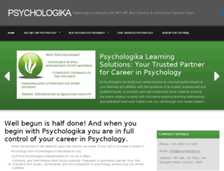 psychologika.in screenshot