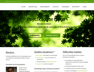 psychologue-liege.com screenshot