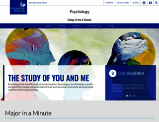 psychology.gsu.edu screenshot