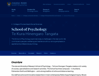 psychology.massey.ac.nz screenshot