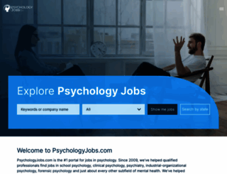 psychologyjobs.com screenshot