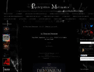 psychopathia-melomania.com screenshot