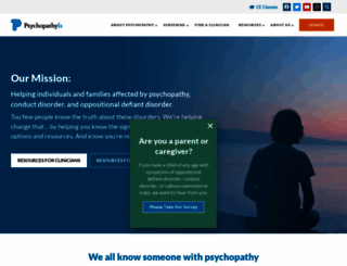 psychopathyis.org screenshot