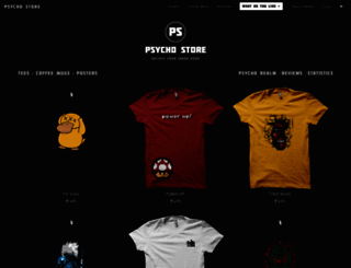 psychostore.in screenshot
