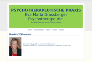 psychotherapie-grassberger.at screenshot