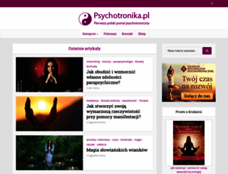 psychotronika.pl screenshot