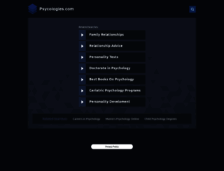 psycologies.com screenshot