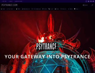 psytrance.com screenshot