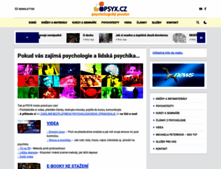 psyx.cz screenshot