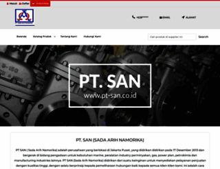 pt-san.co.id screenshot