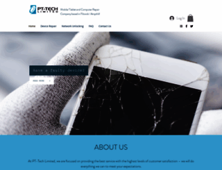 pt-tech.co.uk screenshot