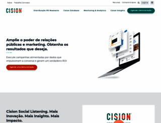 pt.cision.com screenshot
