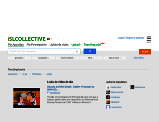 pt.islcollective.com screenshot