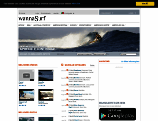 pt.wannasurf.com screenshot