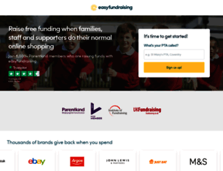 pta-uk.easyfundraising.org.uk screenshot